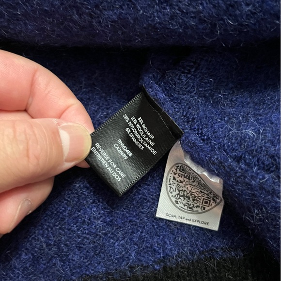 NWT - Good Man Brand Men’s Mohair Wool Blended Cardigan - Size L - Picture 7 of 8